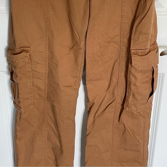 Abercrombie & Fitch Brown Cotton Relaxed Straight Cargo Pants - 47007 - Picture 10 of 12